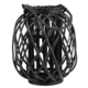 Beliani Črna dekorativna svetilka 30 cm MAURITIUS