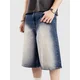 Empyre Ultra Loose Denim moške kratke hlače medium blue