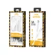 Gepard X73 podatkovni kabel (Quick Charge) 3,0A 60W Type-C na Type-C 1m bel