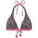 LASCANA Bikini zgornji del roza / črna / bela