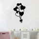 Atelier Del Sofa Zidna dekoracija Balloons, 21x35 cm, 1.5 mm, Crna