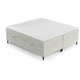 Svetlo siva boxspring postelja s prostorom za shranjevanje 180x200 cm Araya – Maison de Reve