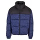 AOP Retro Puffer Jacket Dark Blue Damast Aop