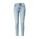 Calvin Klein Jeans Kavbojke Faded Mid Rise Skinny svetlo modra