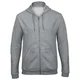 MAJICA DUGI RUKAVI ZIP B&C ID.205 270G SVIJETLO SIVA L
