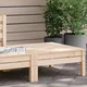 Vrtni tabure od masivne borovine Smeđa