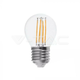 V-TAC Retro LED žarulja E27, 6W, 600LM, 300°, G45 Barva světla: Hladna bijela
