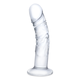 Glas Curved Realistic Glass Dildo With Veins