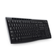 Logitech K270 Bežična tastatura, Standardne veličine, Crna