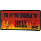 AC/DC Highway To Hell Flames Iron-On Patch