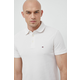 Polo majica Tommy Hilfiger za muškarce, boja: bijela, jednobojni model