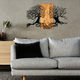 Wallity Zidna dekoracija 92x58 cm braon-crna