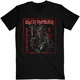 Iron Maiden Majica Senjutsu Cover Distressed Red Unisex Black S
