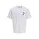JACK & JONES Majica JORMARKET temno zelena / krvavo rdeča / bela