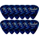 Fender 351 Shape Classic Celluloid Picks Blue Moto Heavy 12 Pack