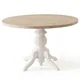 Hanah Home Trpezarijski sto Albero06 120x120x75cm Belo-Hrast