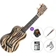 Mahalo MA1ZE Art II Series SET 2 Zebra Soprano ukulele