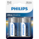 Philips - baterija Philips Premium Alkaline D-R20, 2 komada
