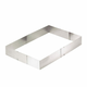 Eva Raztegljiv pravokoten obroč za pecivo h6cm/inox