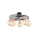 Opviq Luster AR-1661-5BSY, 31 cm, IP20, Crno-roze