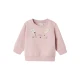 NAME IT Majica NBFKLEO kit/mauve/črna/bela