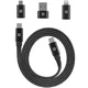 Edizard Magnetički Type - C kabel 240W - 1 m – Crna KP36774