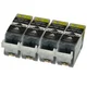 Komplet Canon 4 x PGI-525BK/PGI525/4529B001/Canon pixma iP-4850, 4950/ IX-6550/ MG-5150, 5250, 5350, 5350S, 6150, 6250, 8150, 8250/ MX-715, 885, 895 kompatibilne kartuše (4) - 4 x črna