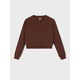 Sinsay - Regularna crewneck dukserica - braon