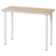 LINNMON / OLOV Radni sto, belo b. im. hrastovine/bela, 100x45 cm