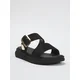 Trendyol Shoes Ženske papuče Takss25Te00006, Crne