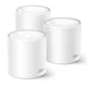 TP-Link Deco X50 (3-pack) Dvopasovni (2,4 GHz / 5 GHz) Wi-Fi 6 (802.11ax) Bela Notranji