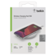 Belkin Wireless Charging Pad 15W USB-C Cable with adaptor white