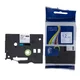 Toner123 Kompatibilen trak za Brother TZe-FA3/TZ-FA3/PT/P-Touch 12mm, tekstilni trak (fabric) - moder izpis/bel trak