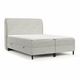 Svetlo siva boxspring postelja s prostorom za shranjevanje 180x200 cm Melba – Maison de Reve