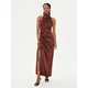Gestuz Poletna obleka Walery 10908960 Rjava Relaxed Fit