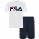 Fila FPS1131 Man Jersey Pyjamas White/Blue XL