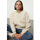 Trendyol Stone Animal Embroidered Regular/Normal Fit Thick Inside Fleece Knitted Sweatshirt