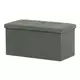 Autronic Tabure Stool with storage space, green corduroy fabric (TAB-472 GRN6)