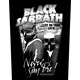 Black Sabbath Never Say Die Našitek za šivanje 36 x 30 cm