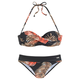 LASCANA Bikini bež / oranžna / črna / bela