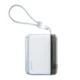 shumee Sharge FlowGo 10000mAh 20W prenosna baterija USB C kabel bela hitro polnjenje