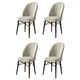 Hanah Home Set stolica Ritim, 44x96x42 cm, 4 komada, Krem-braon