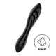 SATISFYER Dazzling Crystal Glass Dildo Black 1