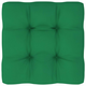 shumee Blazina za kavč iz palet zelena 60x60x12 cm
