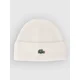 Lacoste Monochrome Brioche Knit Beanie white