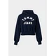Tommy Jeans Majica ARCH mornarska/bela