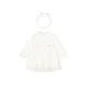 Mayoral Elegantna obleka 2902 Écru Regular Fit