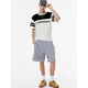 Pull&Bear Majica HONDA črna/off-bela