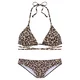 BRUNO BANANI Bikini ecru/pesek/rjava/črna