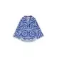 TOM TAILOR Bluza  temno modra / bela